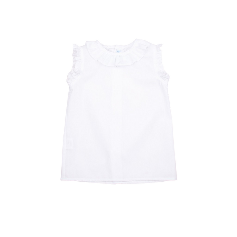 Camisa popelin blanco manga alita