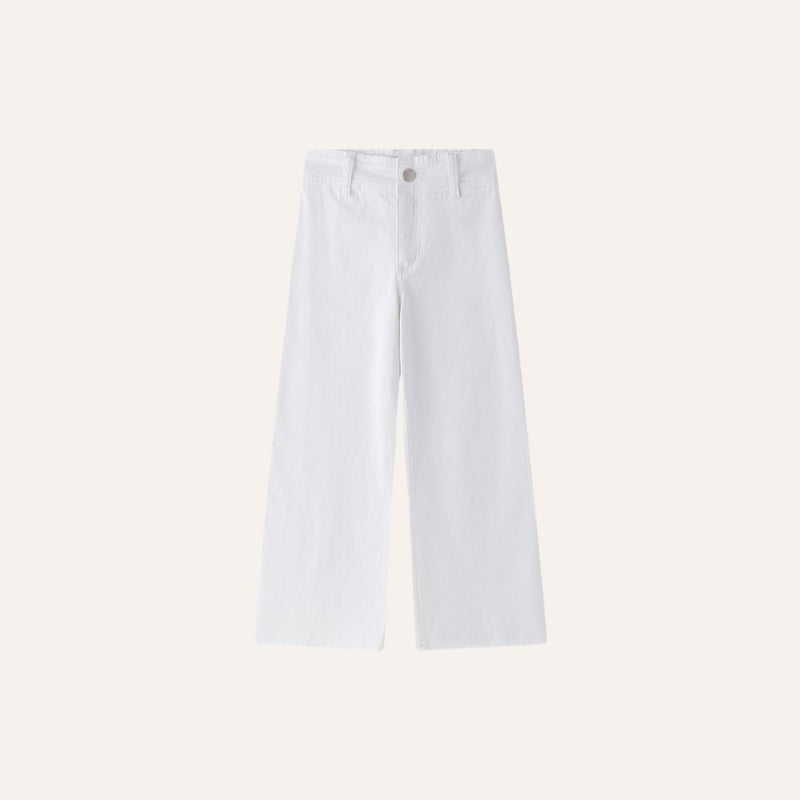 Pantalón blanco bolsillos traseros