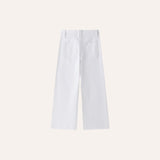 Pantalón blanco bolsillos traseros