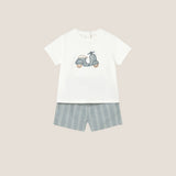 Conjunto vespa rayas
