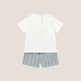 Conjunto vespa rayas