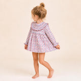Vestido familia cuadros