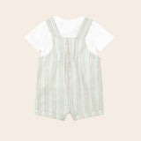 Conjunto rayas verdes