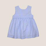 Vestido sin mangas con rayas