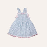 Vestido tirantes vichy bambula flores