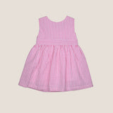 Vestido sin mangas con rayas