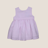 Vestido sin mangas con rayas