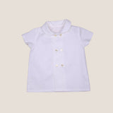 Camisa Oxford cruzada cuello bebé