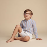 Camisa mao rayas beige