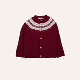 Chaqueta punto cenefa