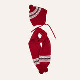 Conjunto gorro y bufanda cenefa