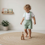 Conjunto niño verde.