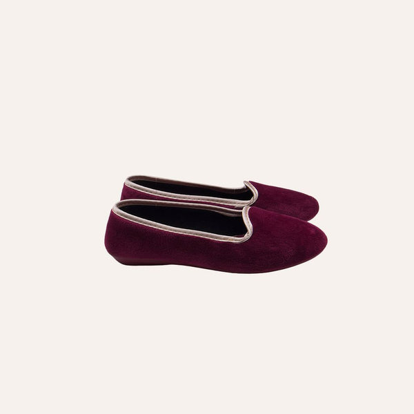Slipper terciopelo casa