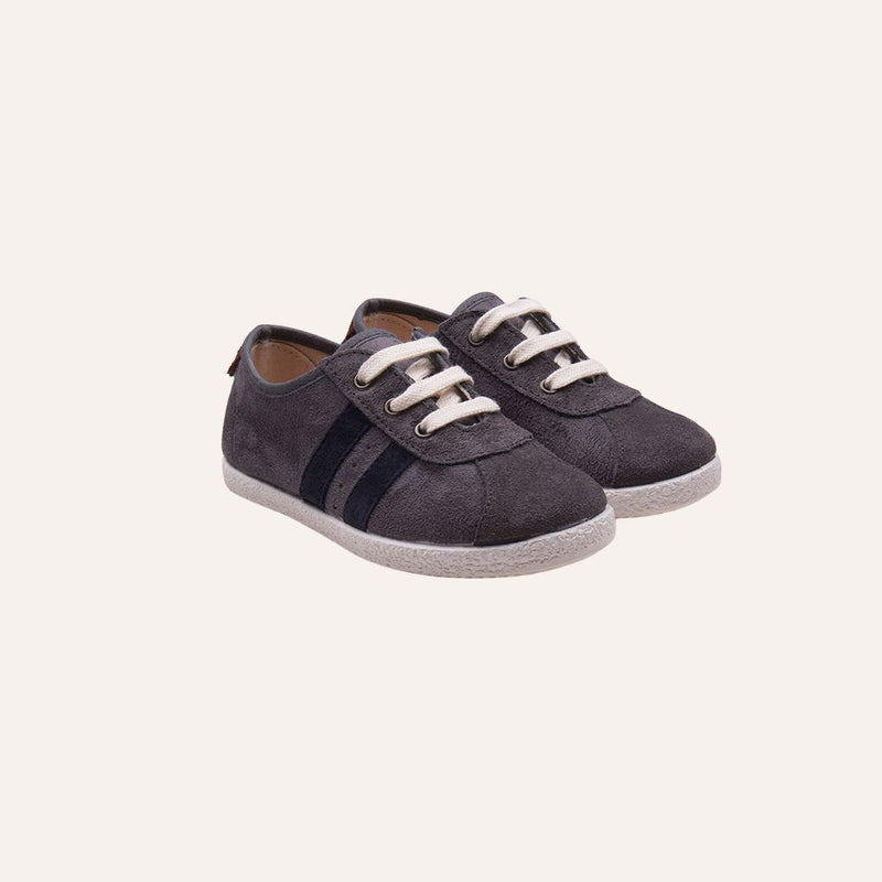 Zapatilla rayas contraste