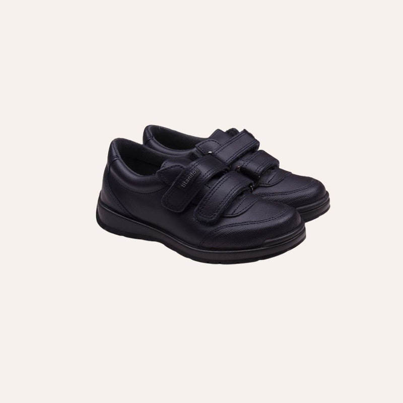 Deportivo piel doble velcro