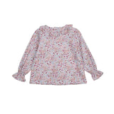 Blusa flor granate