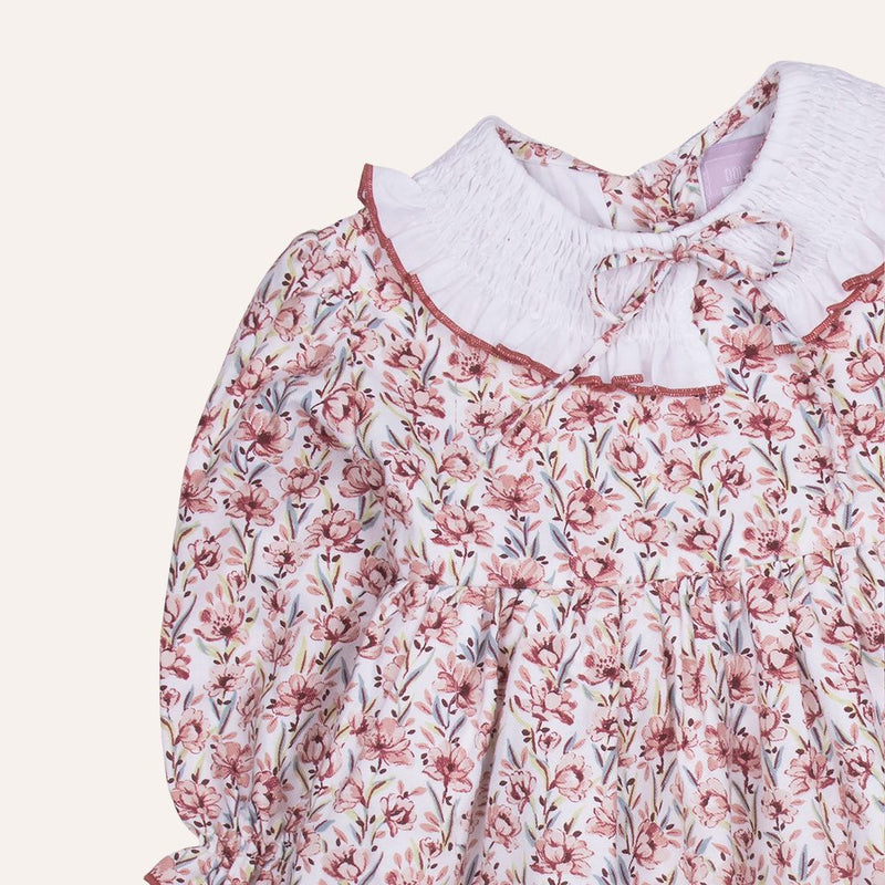 Vestido Clara cuello blanco