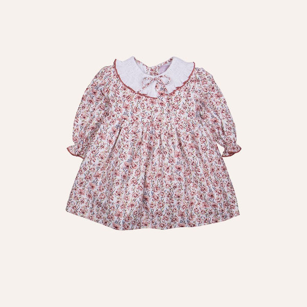 Vestido Clara cuello blanco