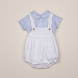 Conjunto peto camisa rayas