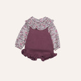 Conjunto ranita malva