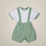 Conjunto niño verde.