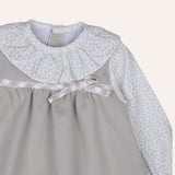 Vestido familia hojas verde