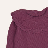 Jersey cuello frambuesa