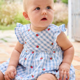 Vestido con braguita fresas