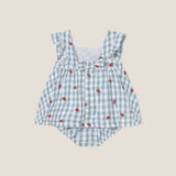 Vestido con braguita fresas