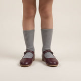 Merceditas piel escotada