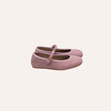 Merceditas serraje velcro con botón