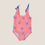 Traje de baño raya y estrella