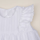 Vestido blanco textura.