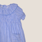 Vestido engomado rayas