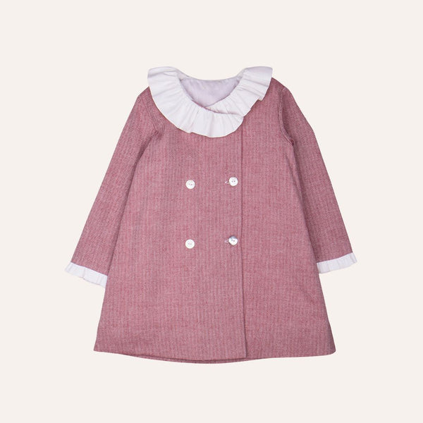 Vestido espiga roja
