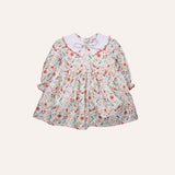 Vestido Clara flor naranja