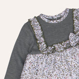 Vestido flores verdes