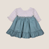 Vestido combinado Jade