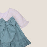 Vestido combinado Jade