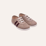 Zapatilla rayas contraste