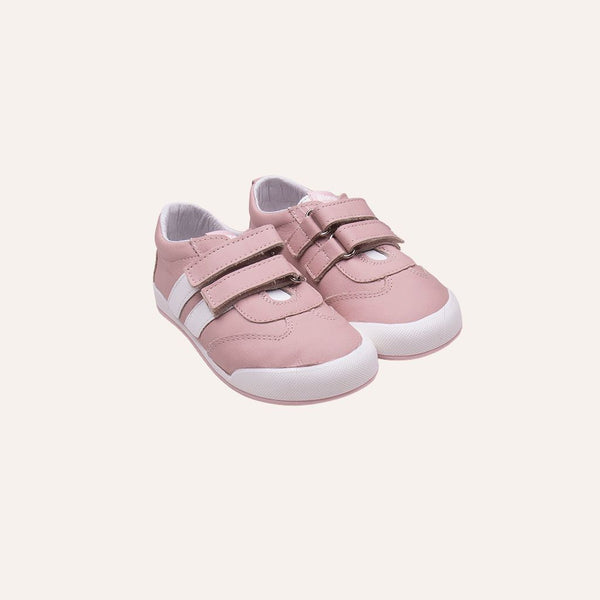 Deportivos rosa puntera blanca