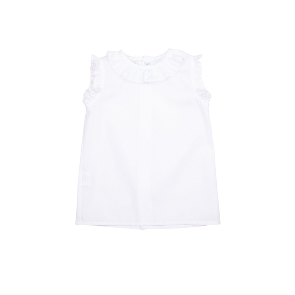 Camisa popelin blanco manga alita